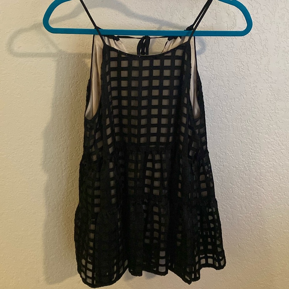 Black tank top